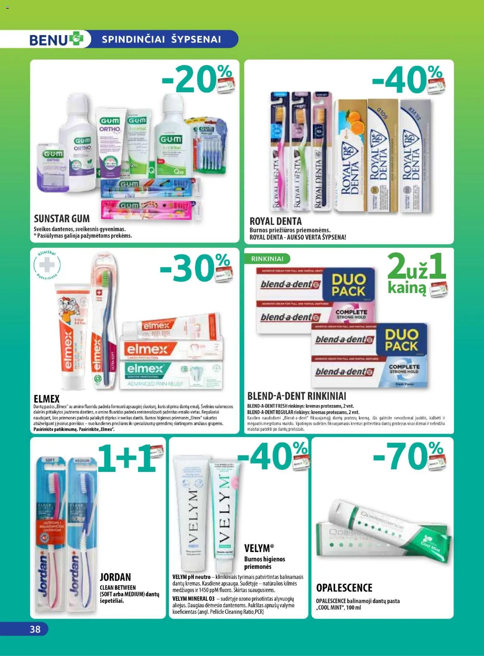 BENU akcijos nuo 01.12.2025 | Puslapis: 38 | Prekių: Kremas