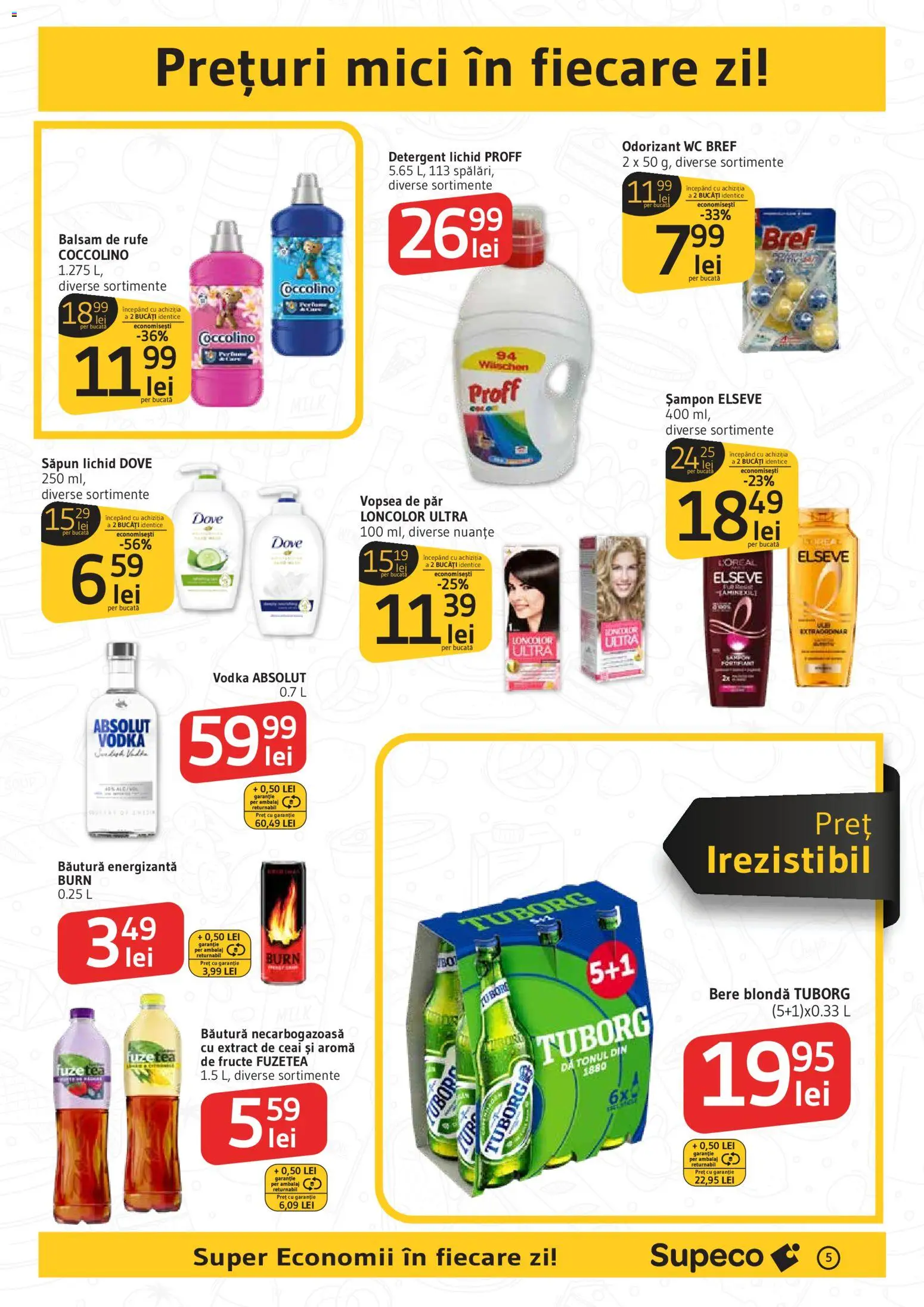 Noul catalog Supeco – valabil de la 30.04.2026 | Pagină: 5 | Produse: Mici, Săpun, Detergent, Fructe
