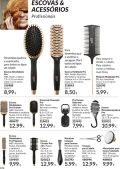 Pré-visualização Catálogo Avon Campanha 12 válido de 01.12.2025 | Página: 196 | Produtos: Cabo, Massajador, Pente, Espelho