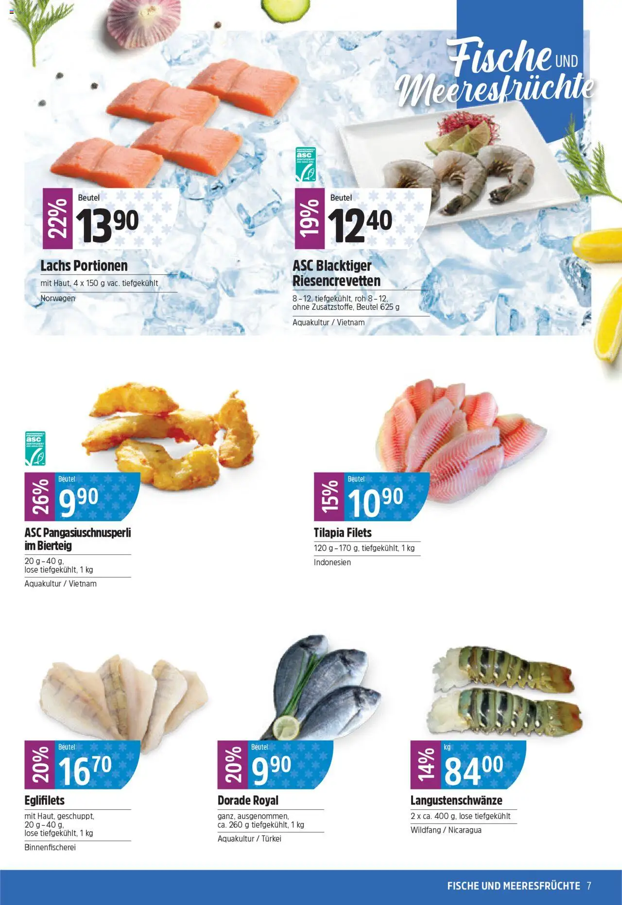 TopCC Aktionen – gültig ab 27.10.2025 | Seite: 7 | Produkte: Lachs, Meeresfrüchte