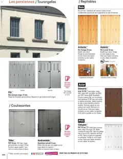 Gedimat - Prévisualisation de Gedimat catalogue valide à partir de 01.04.2026 | Page: 106 | Produits: Tablier, Persiennes, Suspension