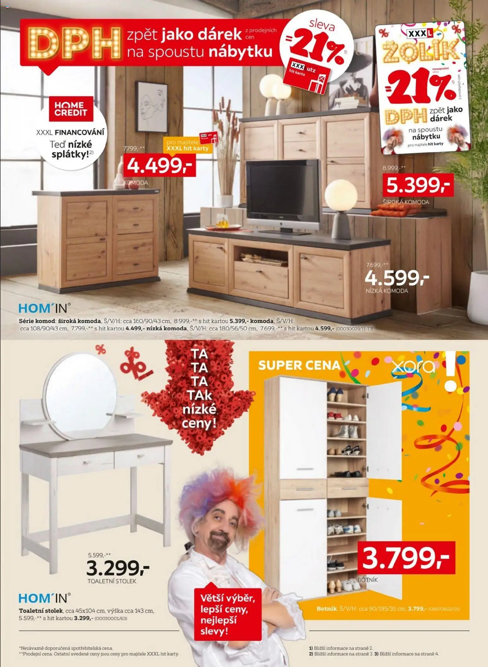 XXXLutz leták - DPH zpět jako dárek od 02.02.2026 | Strana: 8 | Produkty: Komoda, Stolek, Karty, Botník