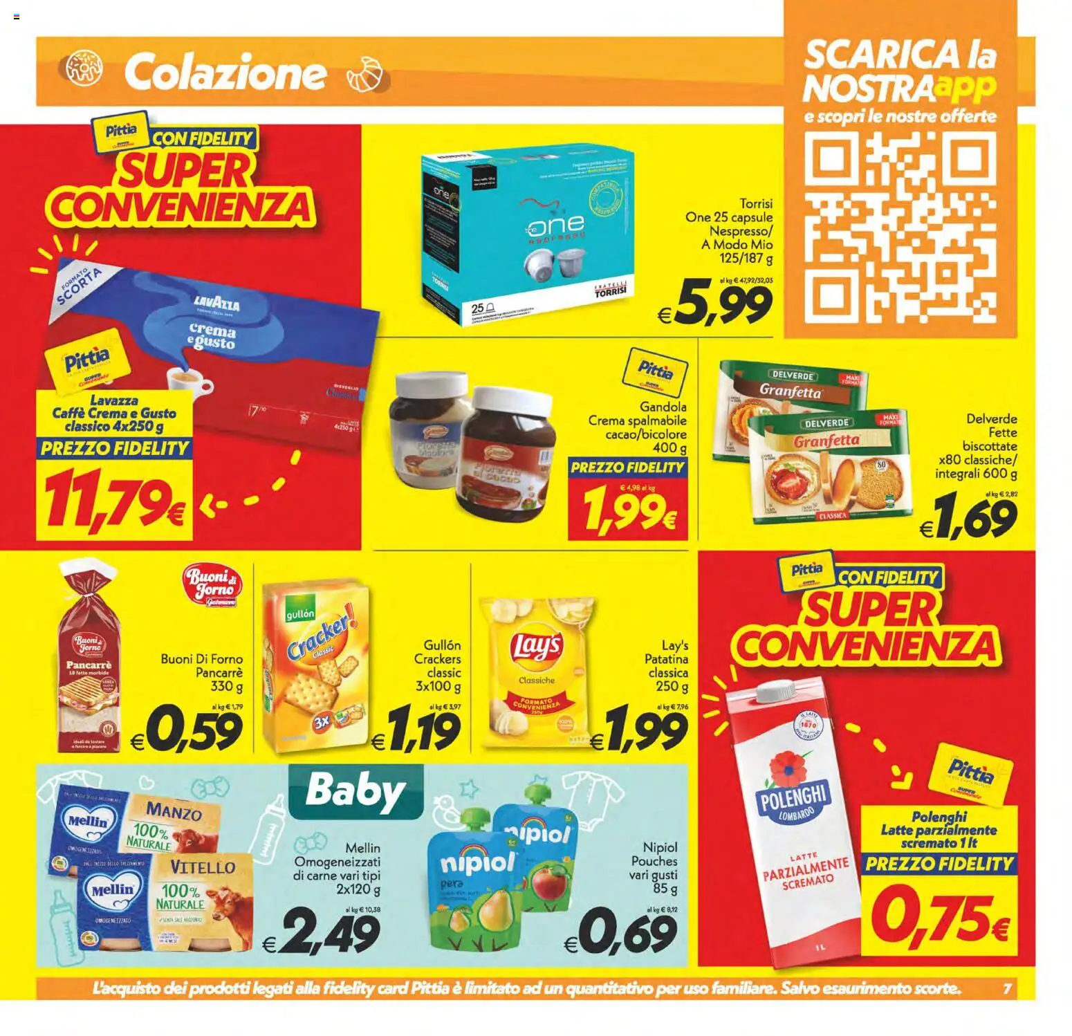 Volantino SuperConveniente del 17.04.2026 | Pagina: 7 | Prodotti: Crema, Caffè, Latte, Lavazza