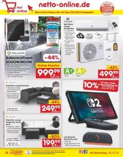 Netto Marken-Discount prospekt Calw-Stammheim	 - gültig ab dem 27.07.2025 | Seite: 44 | Produkte: Sitzgarnitur, Sofa, Bildschirm