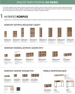 Pogląd oferty "Black Red White Gazetka - Katalog rodzinnych wnętrz" - ważna od 24.05.2024 | Strona: 30 | Produkty: Półka, Biurko, Toaletka