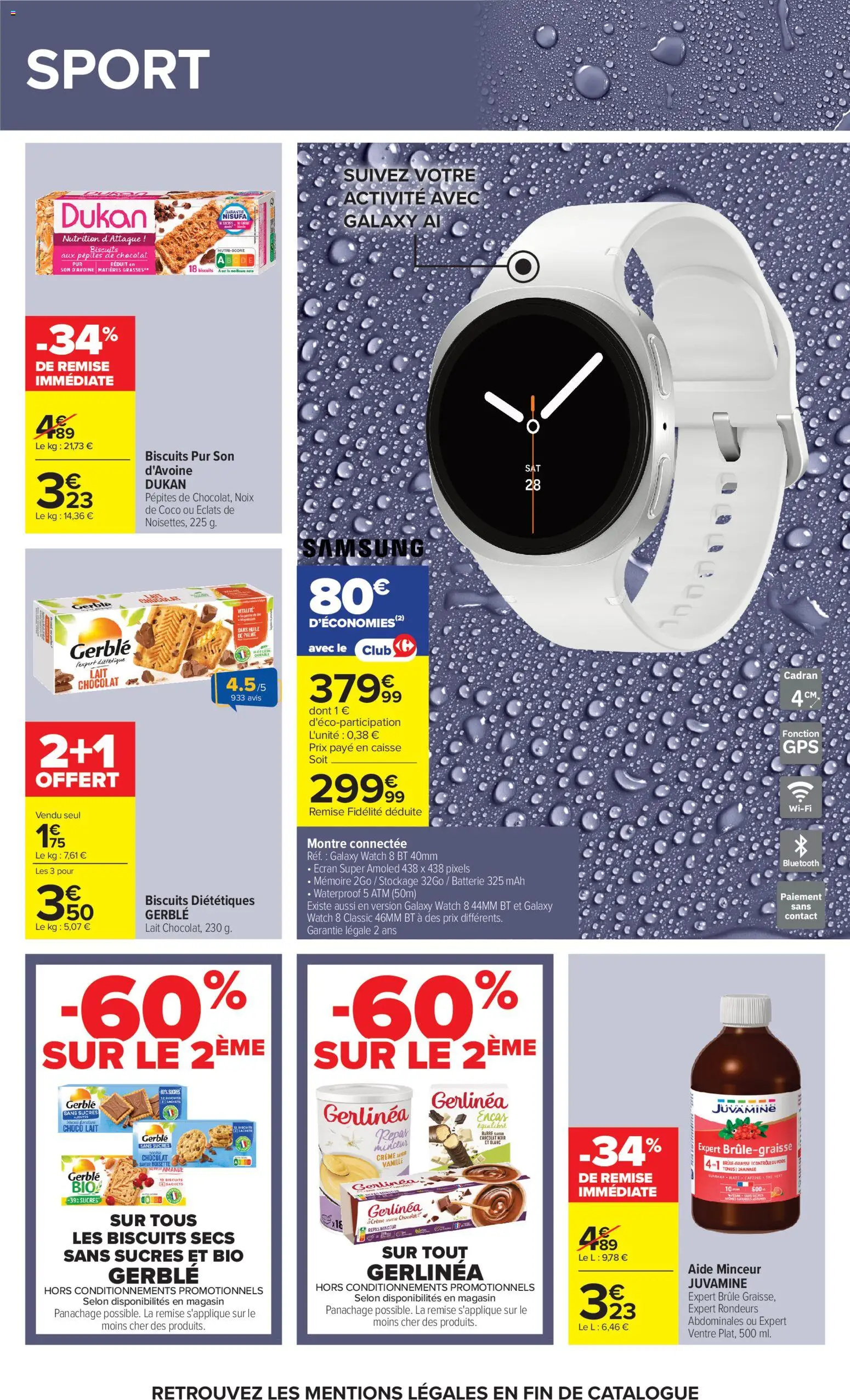 {H1} | Page: 24 | Produits: Montre, Noisette, Huile, Biscuits