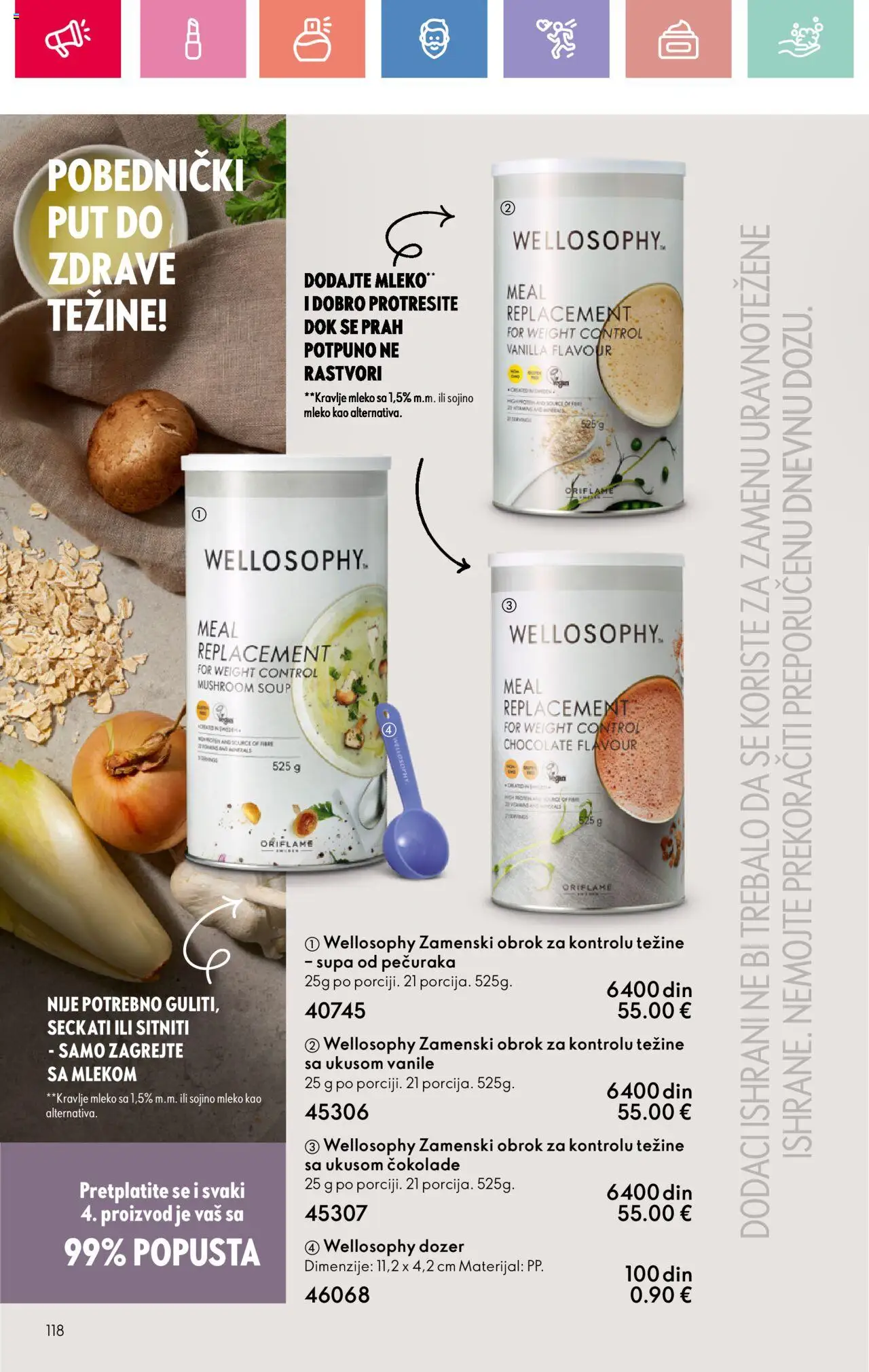 Oriflame katalog - važi od 03.08.2025 | Strana: 118 | Proizvode: Mleko