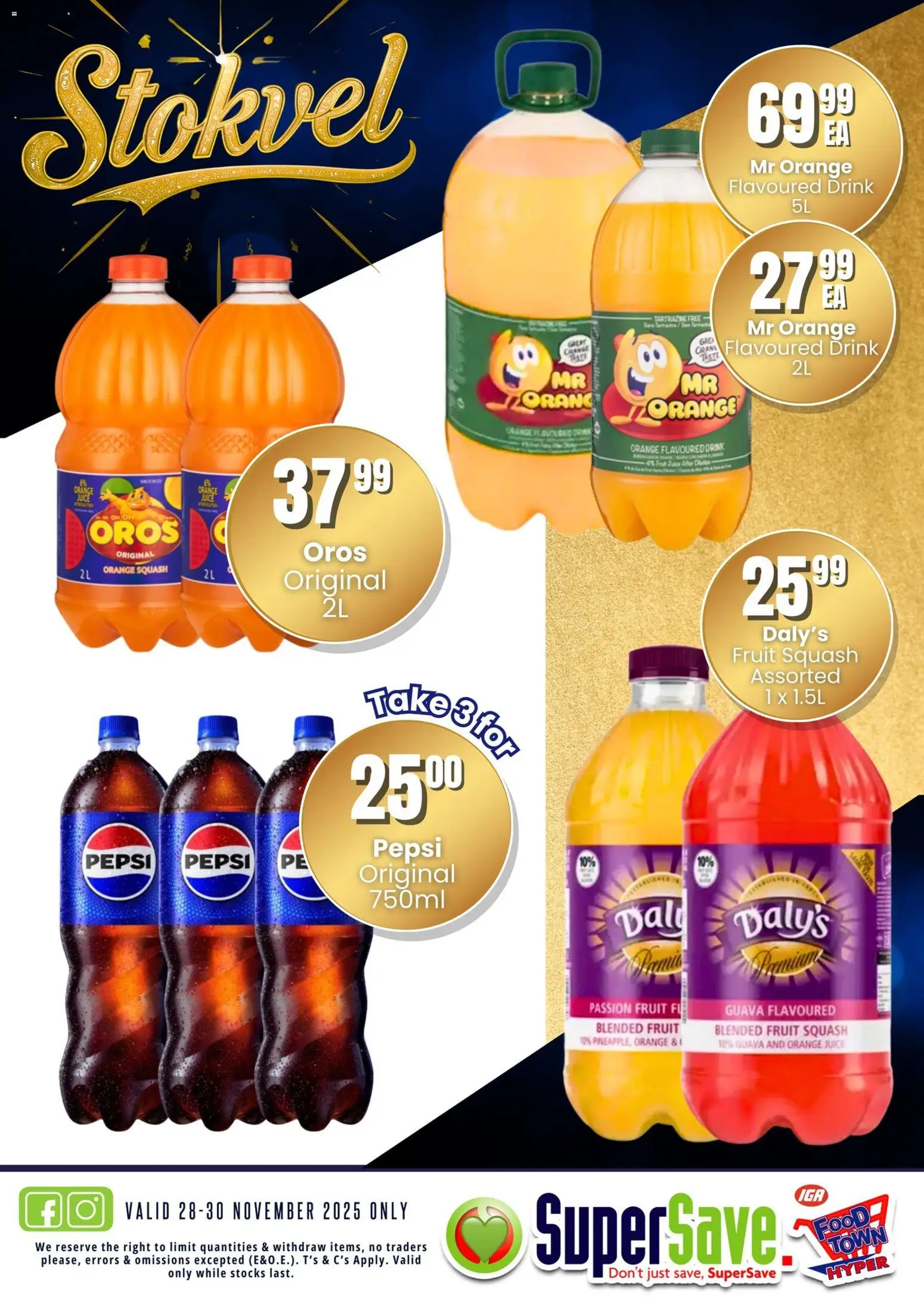 New Super Save catalogue – valid from 28.11.2025 | Page: 52 | Products: Squash, Juice, Fruit