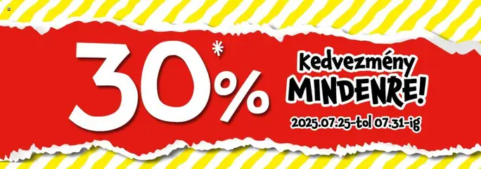 TEDi Akciós újság - amely érvényes a következő dátumtól: 25.07.2025