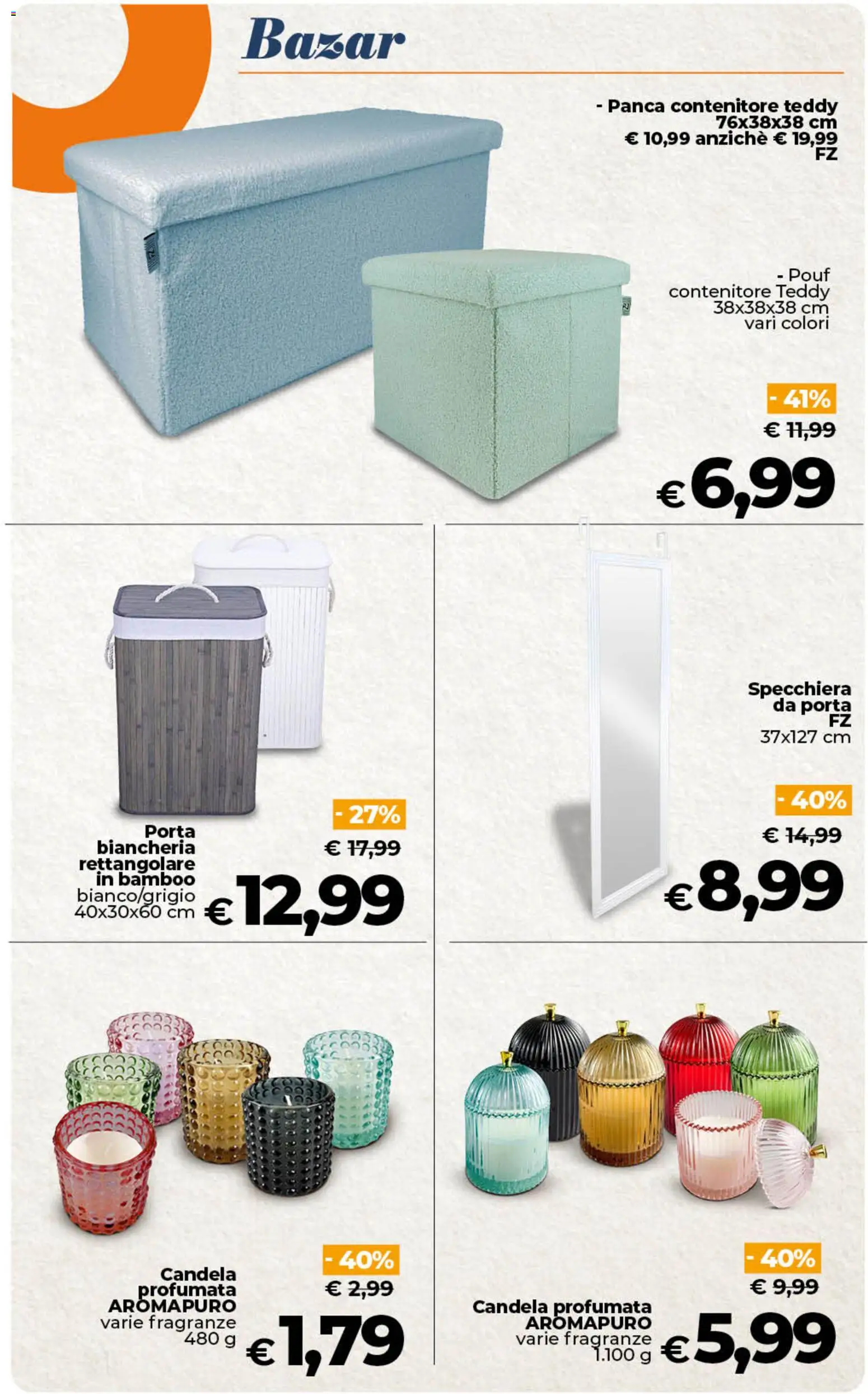 Volantino Ipercoop del 13.02.2026 | Pagina: 51 | Prodotti: Panca, Contenitore, Candela