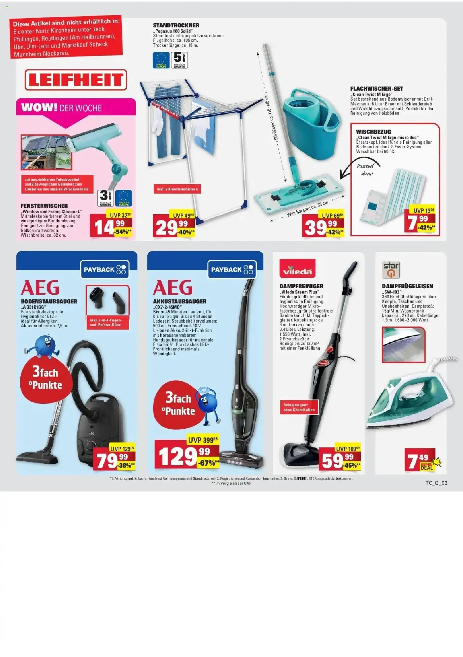 Angebote – gültig ab 23.03.2026 | Seite: 66 | Produkte: AEG, Teppich
