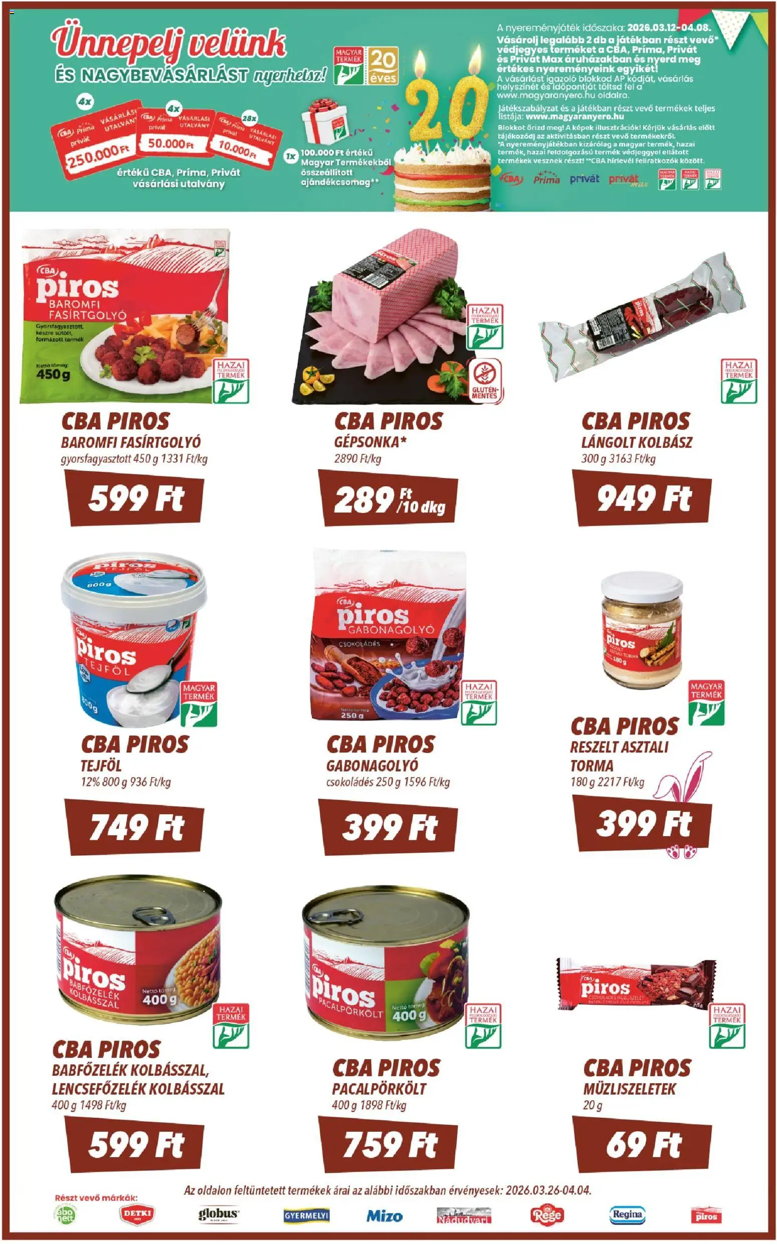 CBA Akciós Újság 2026.03.26.-tól/töl - fantasztikus ajánlatokat! 🛍️ | Magyarország
