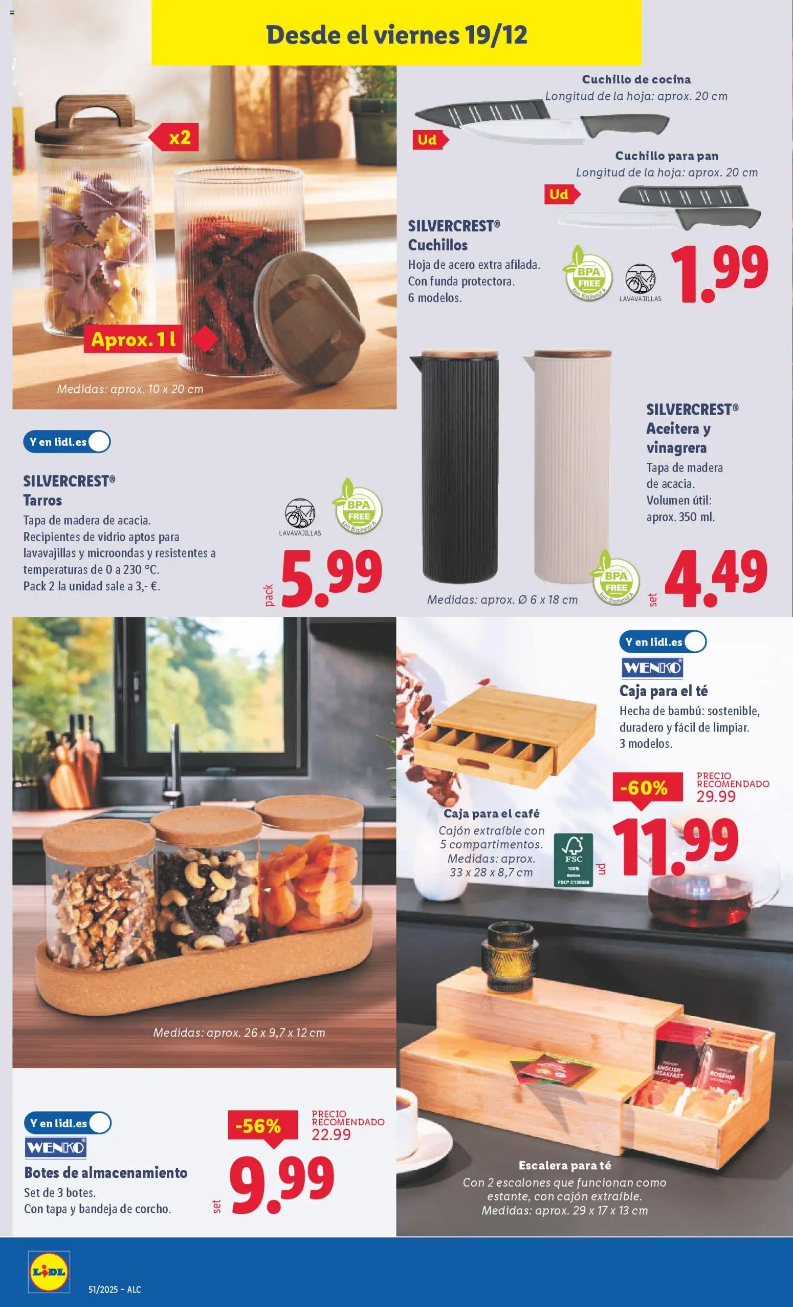 Lidl folleto de bazar │ válido desde el 15.12.2025 | Página: 32 | Productos: Té, Funda, Cocina, Caja