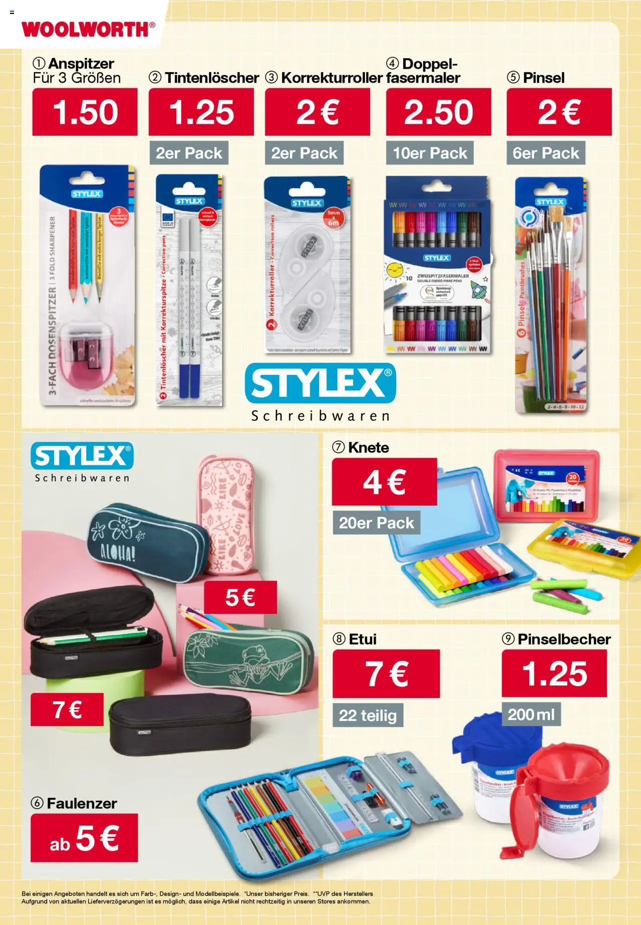 Woolworth Schulprospekt - gültig ab dem 20.08.2025 | Seite: 14 | Produkte: Pinsel, Anspitzer
