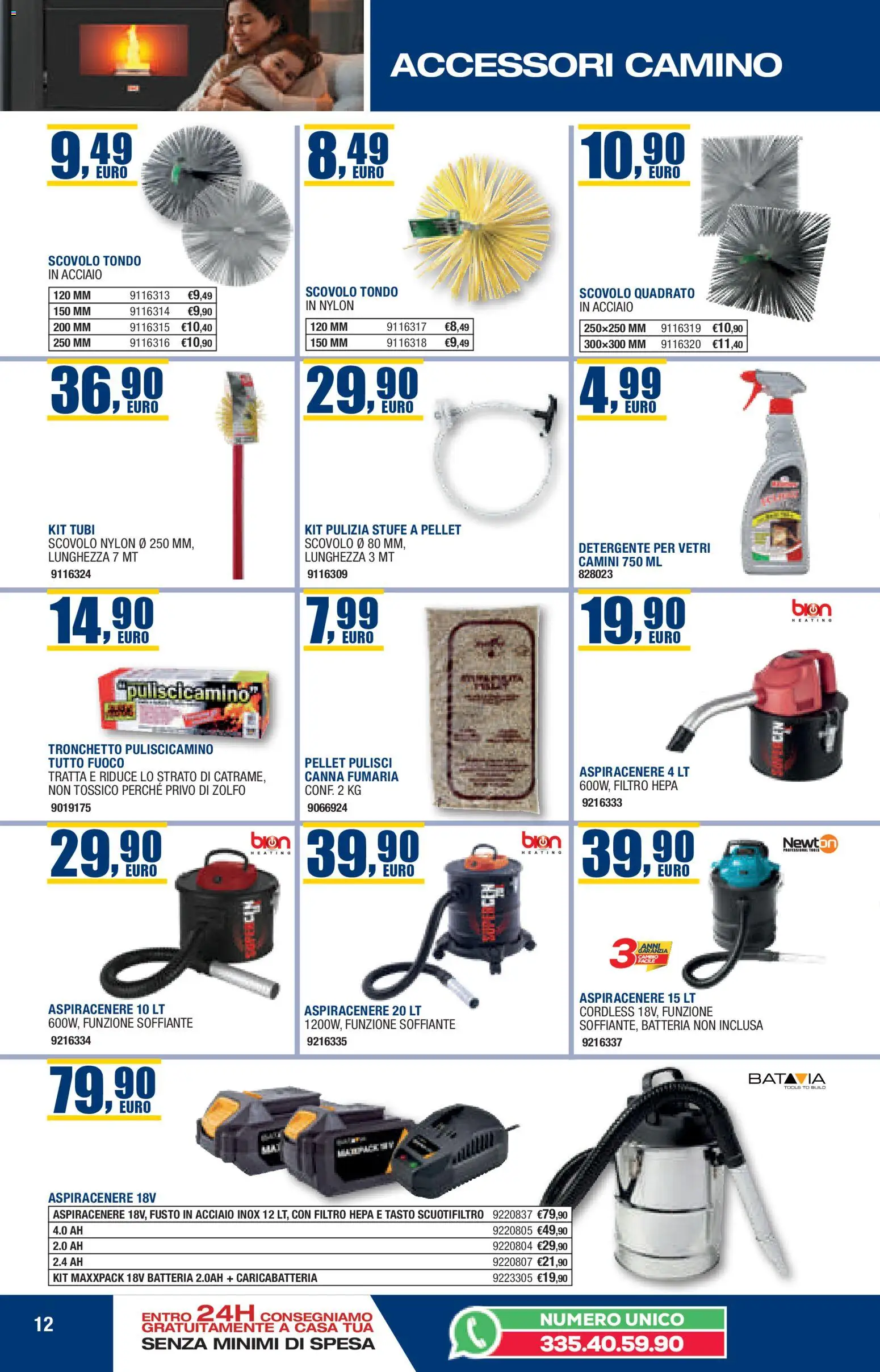 Volantino Self del 22.10.2025 | Pagina: 12 | Prodotti: Pellet, Detergente, Aspiracenere, Batteria