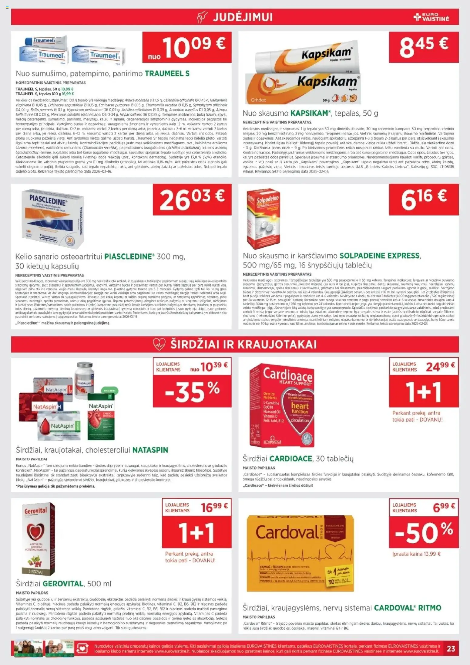 EUROVAISTINĖ akcijos nuo 31.03.2026 | Puslapis: 23