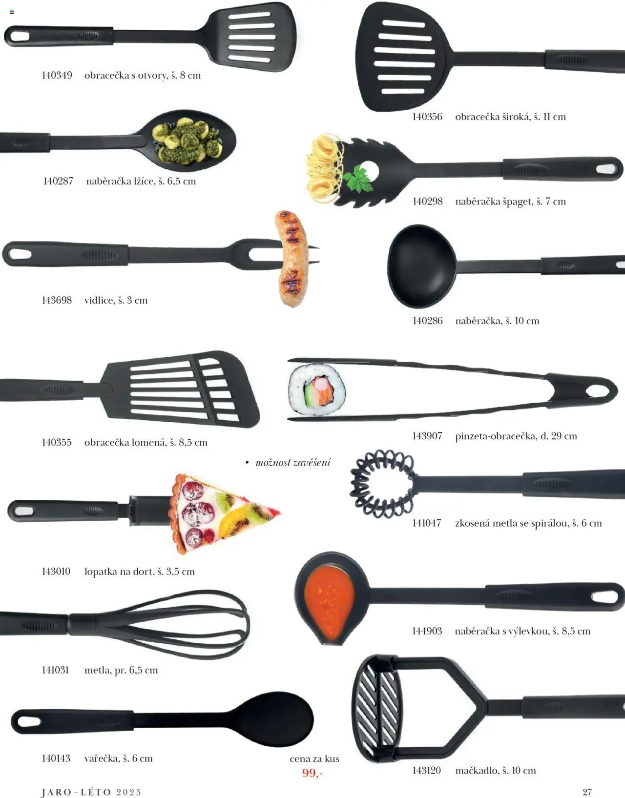 Orion katalog - Magazín Jaro/Léto 2025 od 21.03.2025 | Strana: 27 | Produkty: Obracečka, Naběračka, Metla, Lopatka
