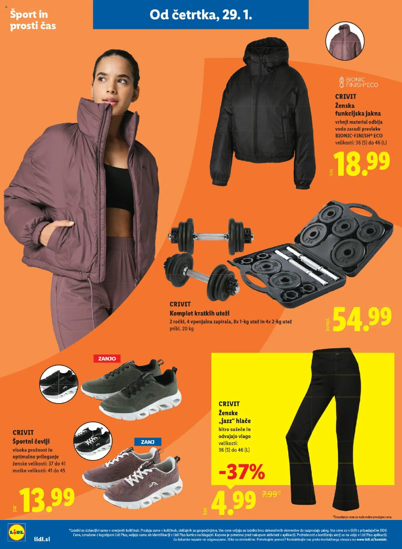 Novi Lidl katalog ponudbe – veljaven od 29.01.2026 | Stran: 24 | Izdelki: Jakna, Hlace, Cevlji