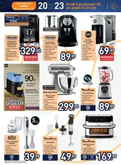 Anteprima del volantino Volantino Unieuro	 valido a partire dal 05.12.2025 | Pagina: 19 | Prodotti: Frullatore, Lavazza, Mixer, Vaso