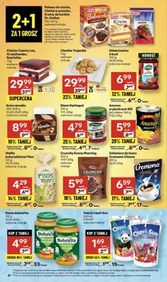 Pogląd oferty "Delikatesy Centrum Gazetka" - ważna od 16.10.2025 | Strona: 41 | Produkty: Delikatesy, Dżem, Babeczki, Krem