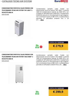 Volantino Eurobrico del 23.07.2025 | Pagina: 47 | Prodotti: Telecomando, Condizionatore, Condizionatore portatile
