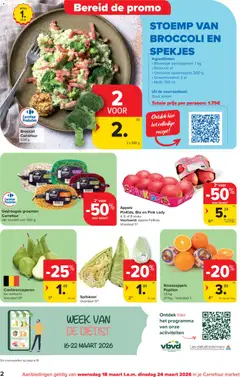 Carrefour market folder week 12 - Voorbeeld van een folder van Carrefour market, geldig van 18.03.2026 | Pagina: 2