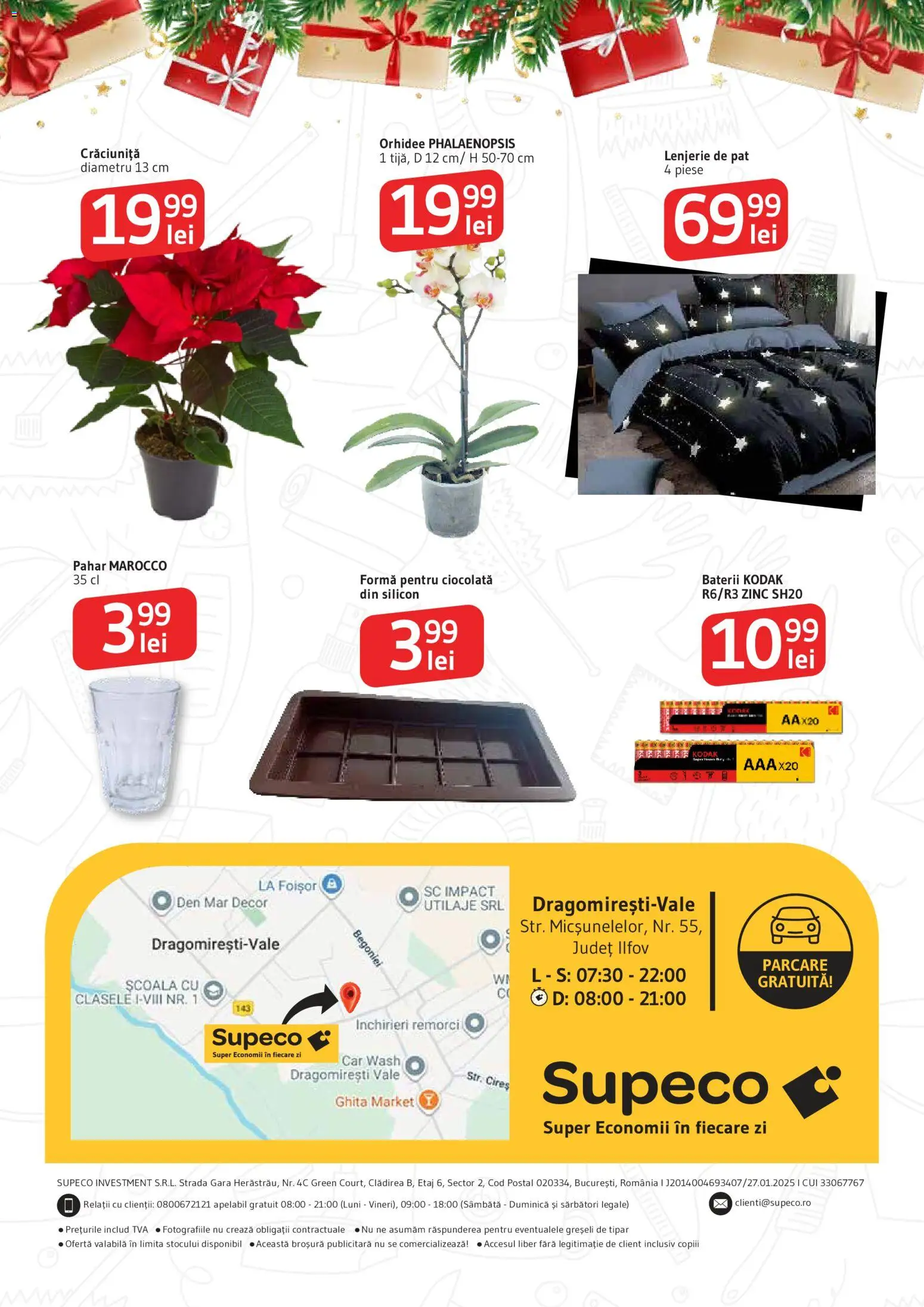 Noul catalog Supeco – valabil de la 11.12.2025 | Pagină: 6 | Produse: Pat, Lenjerie de pat, Peluş Köpek Yatağı, Ciocolată