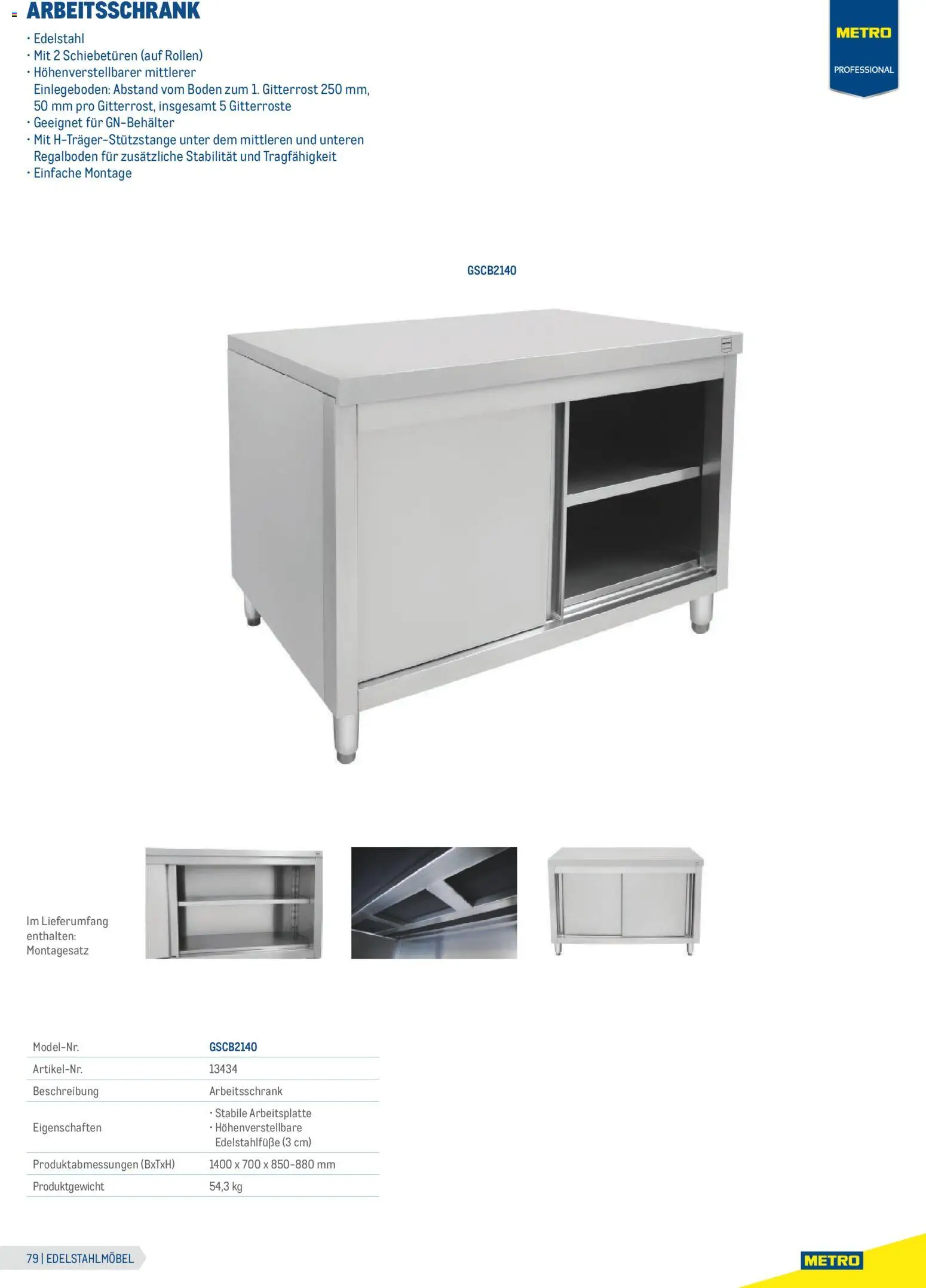 Metro Gastrogeräte gültig ab 23.02.2026 | Seite: 79