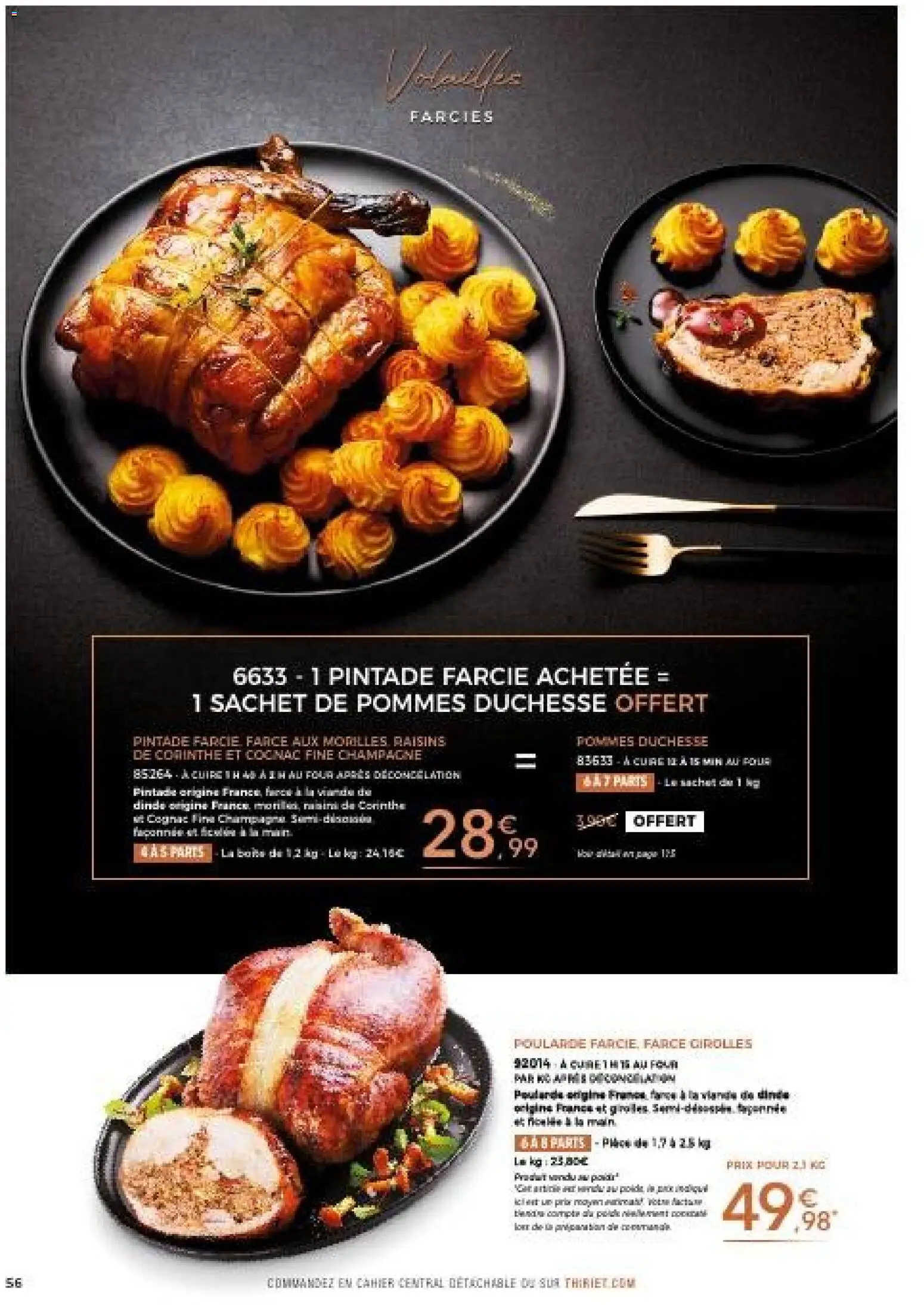 {H1} | Page: 56 | Produits: Four, Cognac, Pintade, Pommes