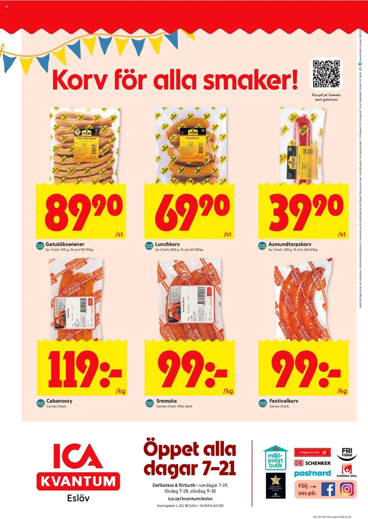 ICA Kvantum reklamblad aktuell från 25.08.2025 | Sida: 8 | Produkter: Spel
