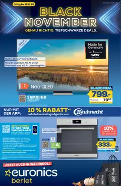 Euronics - Black Friday ab 06.11.2025 gültig