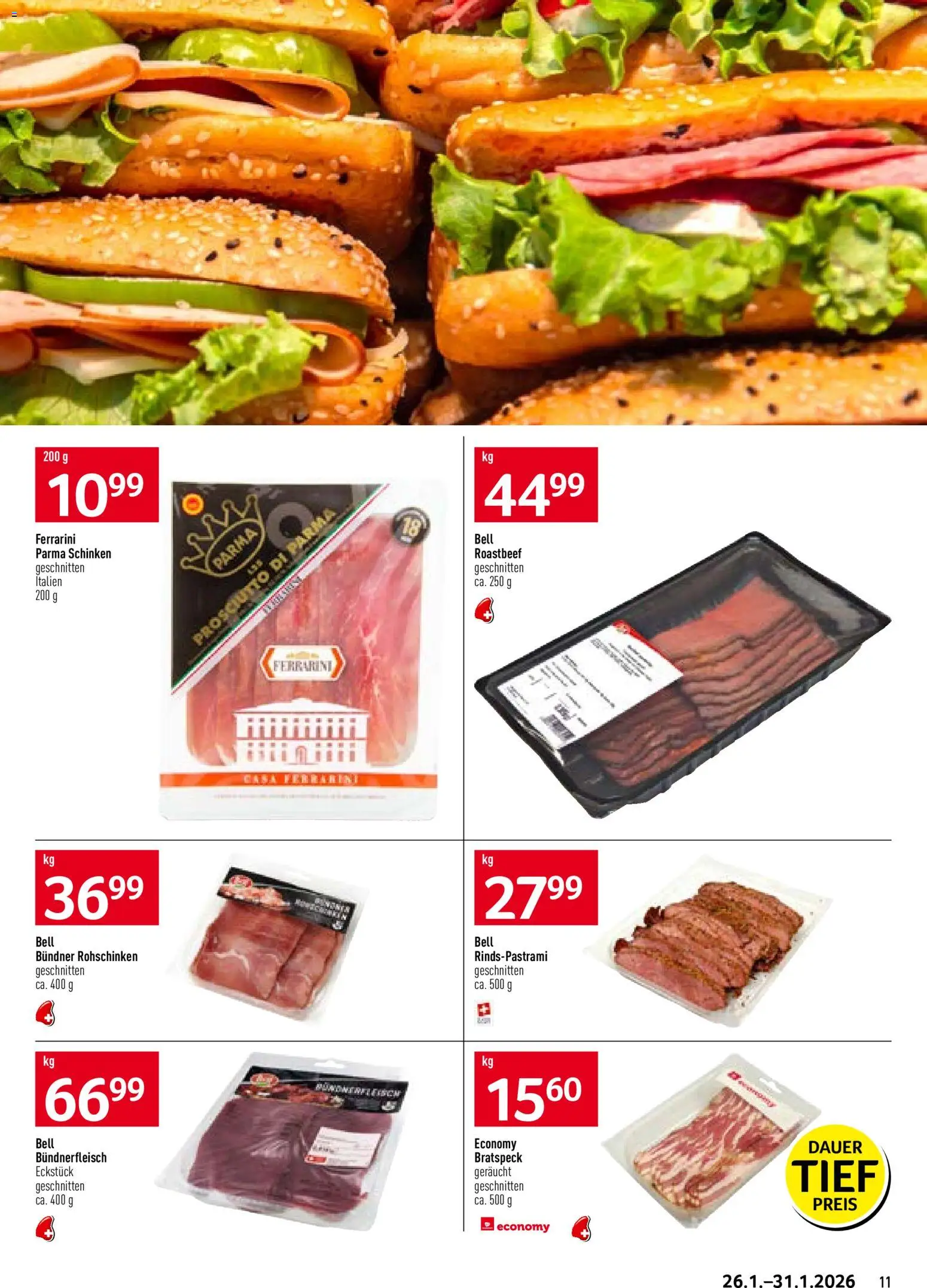 Prodega Aktionen Bäckerei – gültig ab 26.01.2026 | Seite: 11