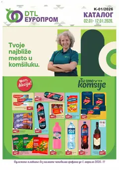 Europrom katalog - pregled Europrom kataloga - važi od 02.01.2026