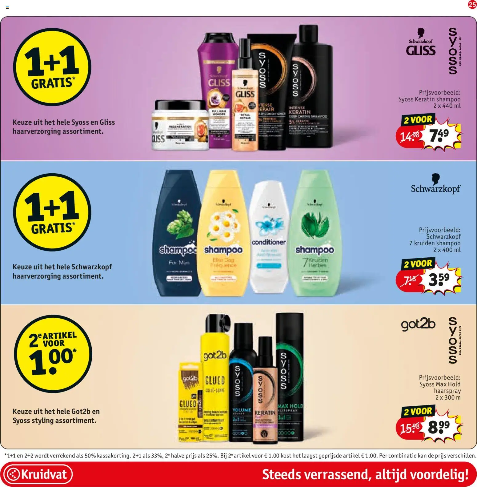 {H1} | Pagina: 29 | Producten: Kan, Shampoo, Conditioner, Haarspray