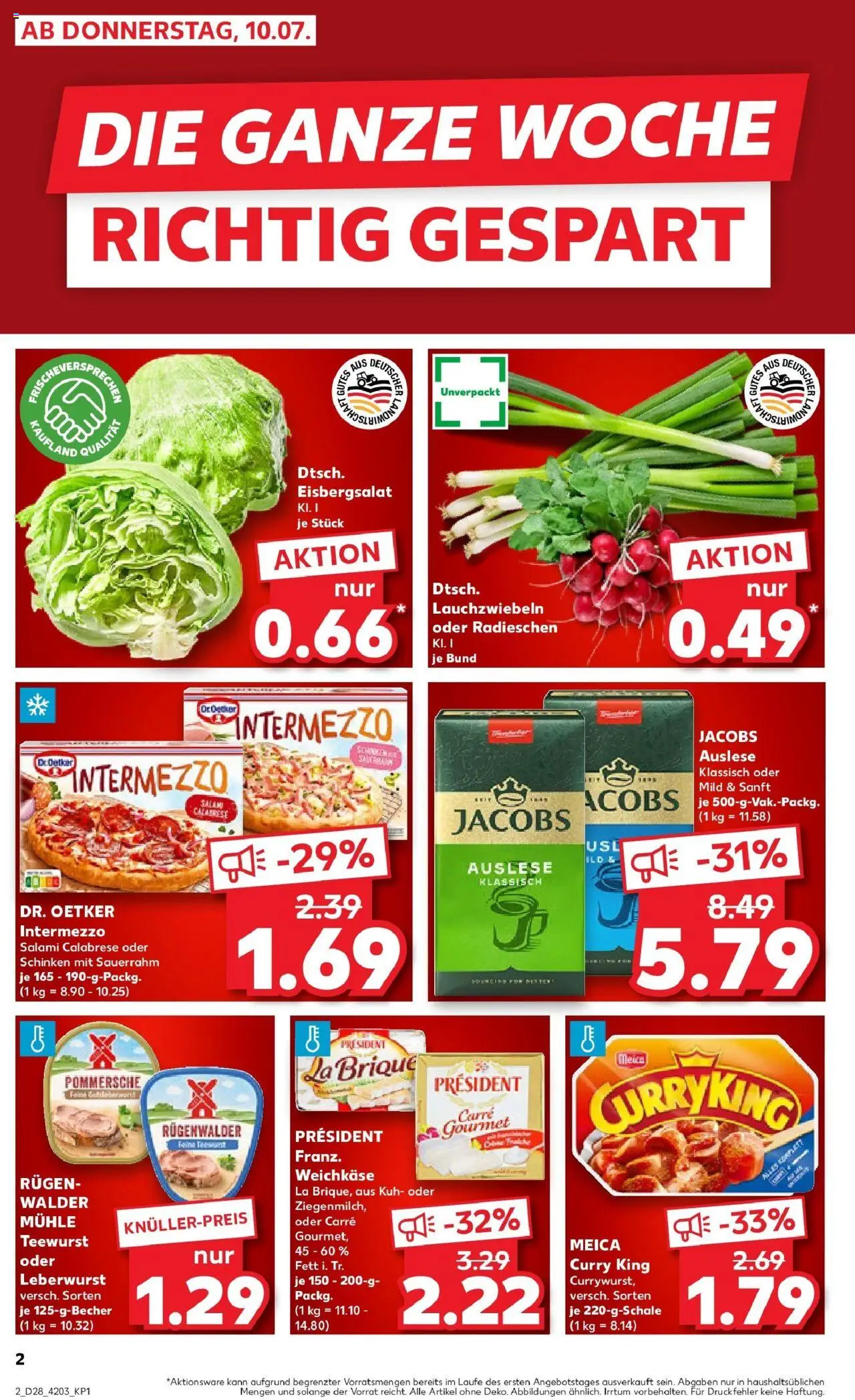 Kaufland prospekt Edingen-Neckarhausen	 - gültig ab dem 13.07.2025 | Seite: 17 | Produkte: Mühle, Schinken, Pizza, Sauerrahm