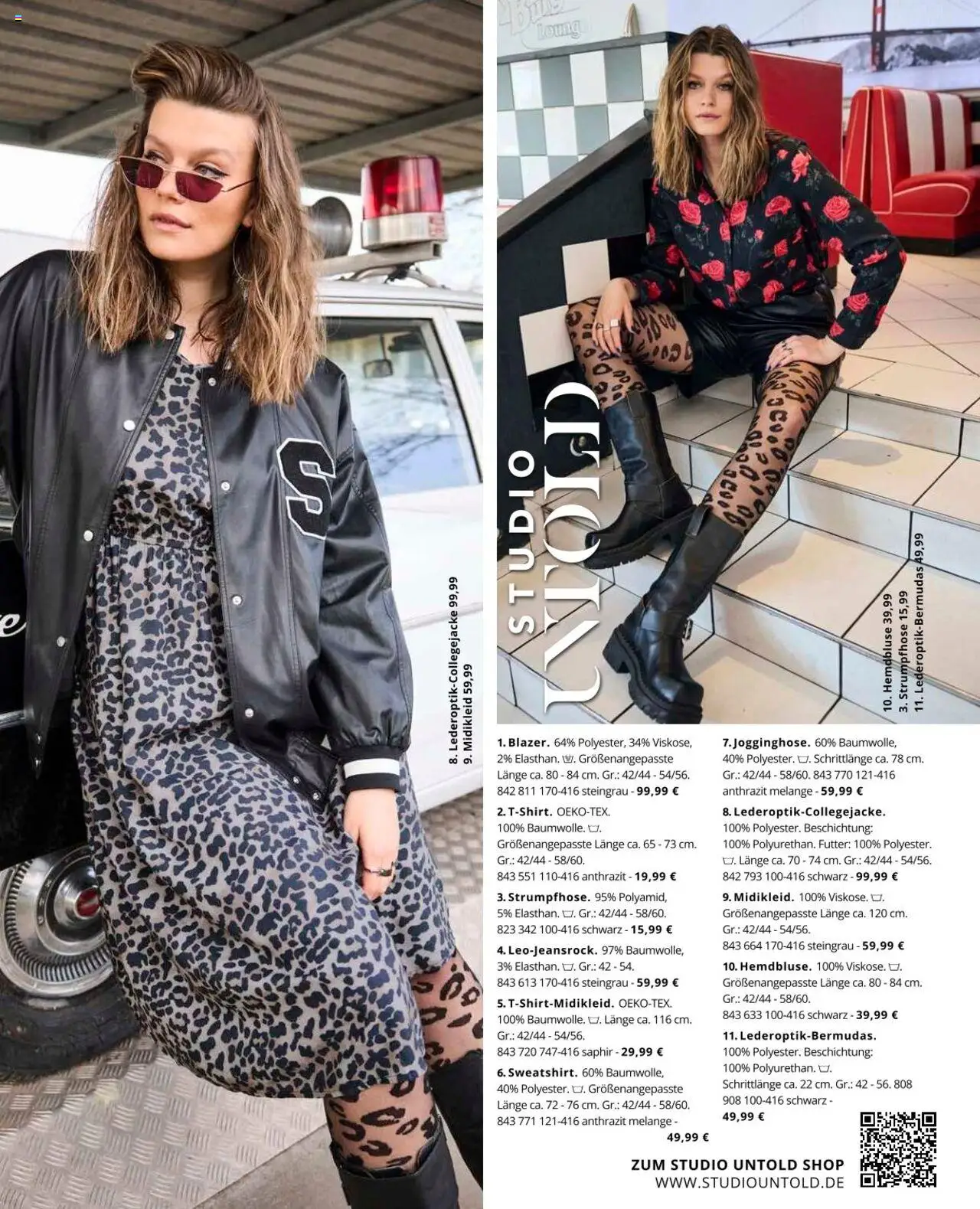 Ulla Popken Prospekt 	 - gültig ab dem 01.08.2025 | Seite: 85 | Produkte: Hemdbluse, Midikleid, Strumpfhose