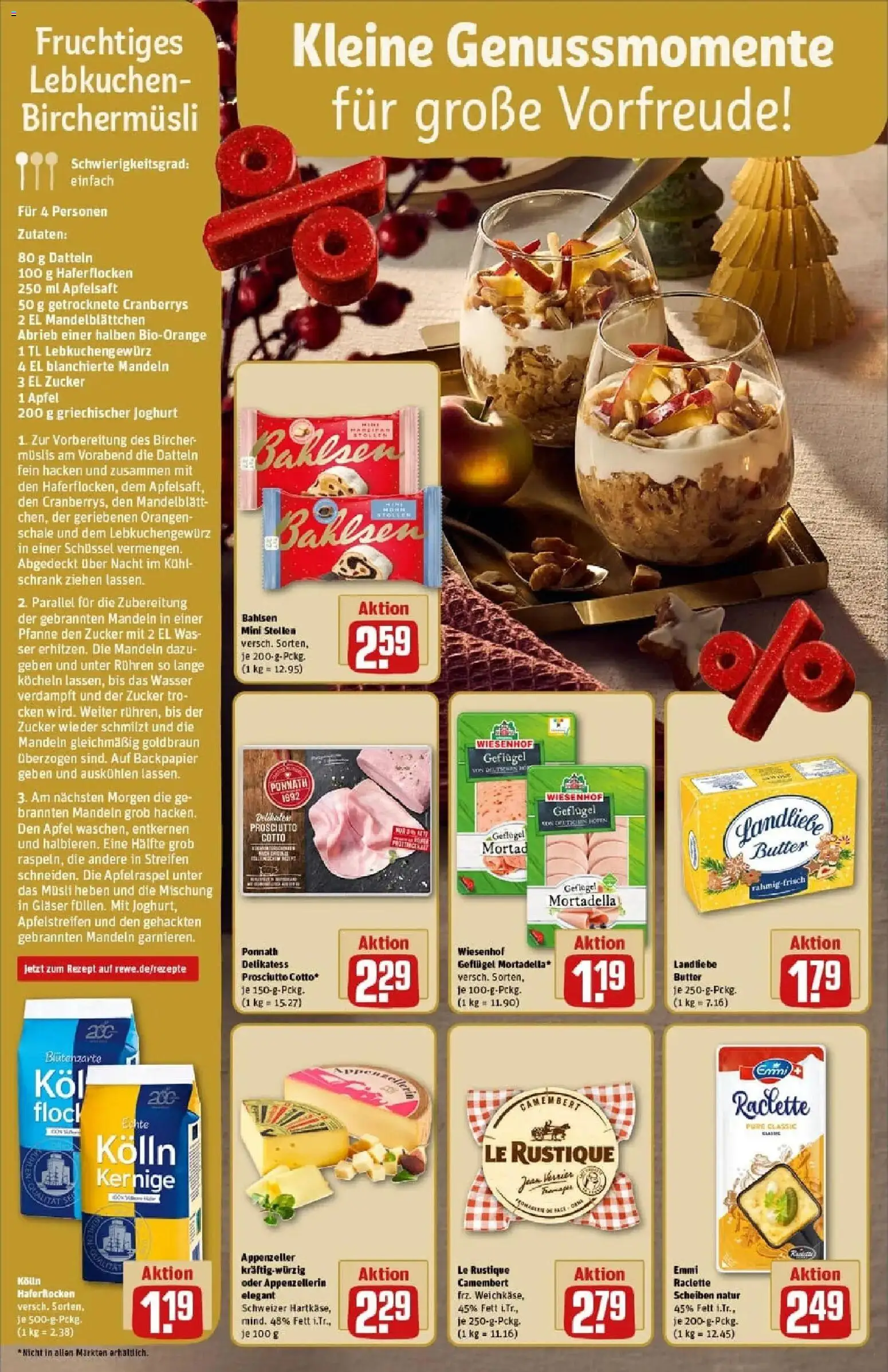 Rewe prospekt Isenbüttel	 – gültig ab 23.11.2025 | Seite: 6 | Produkte: Musli, Butter, Apfelsaft, Raclette