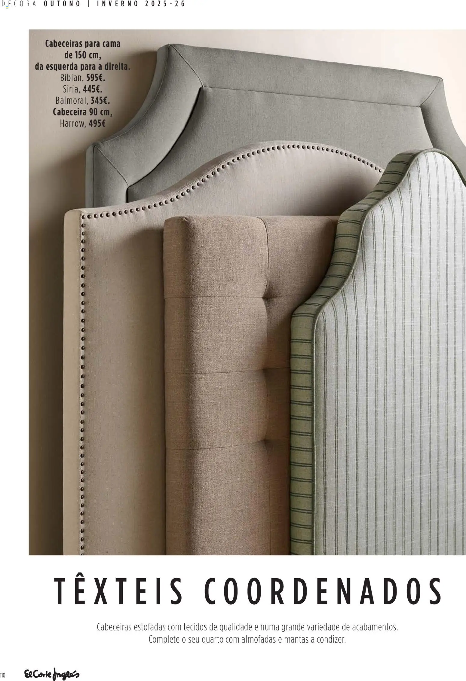 El Corte Ingles Decora │ válido de 23.10.2025 | Página: 110 | Produtos: Cama