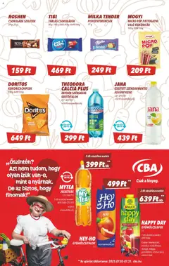 CBA akciós ujság - amely érvényes a következő dátumtól: 17.07.2025 | Oldal: 6