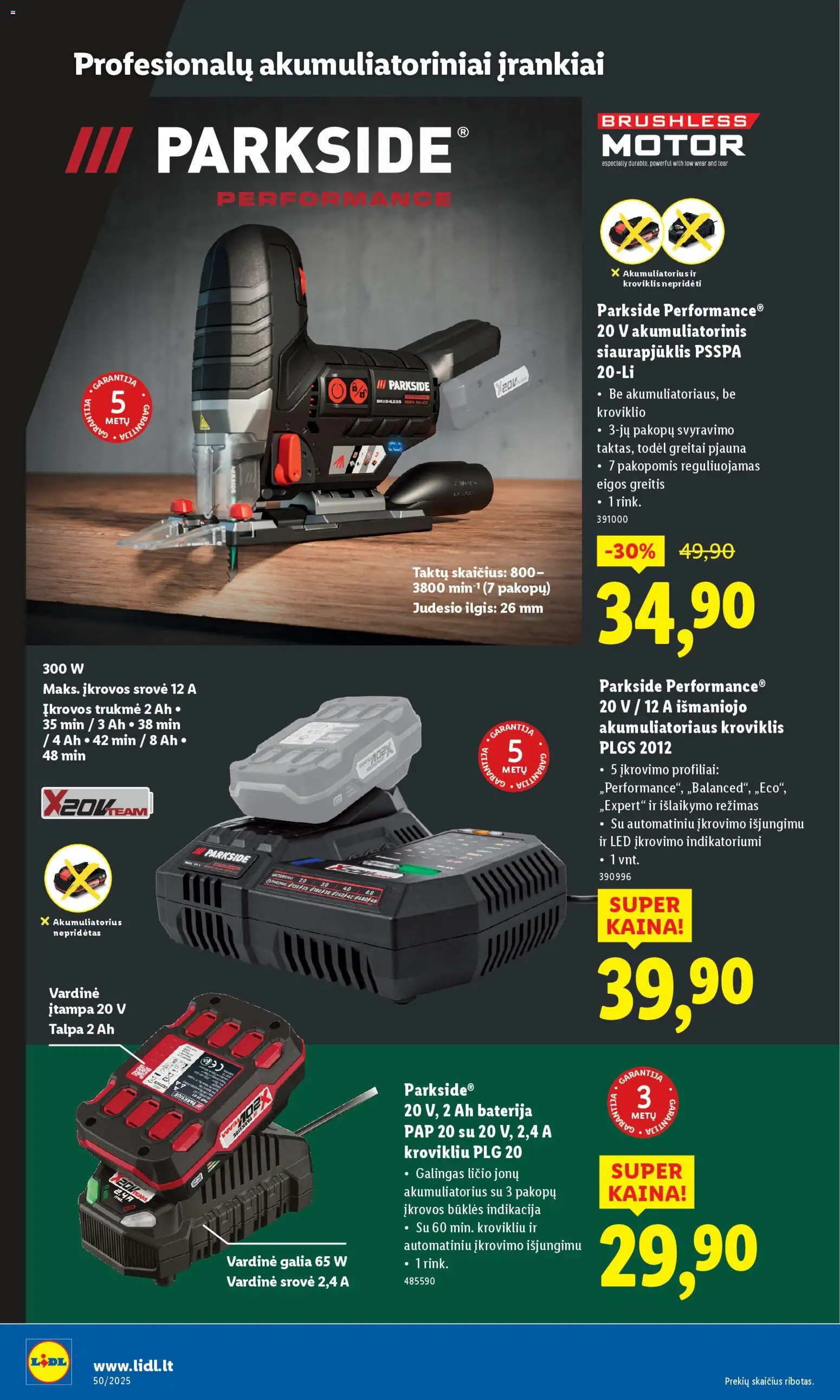 LIDL akcijos nuo 08.12.2025 | Puslapis: 18 | Prekių: Baterija, Akumuliatorius