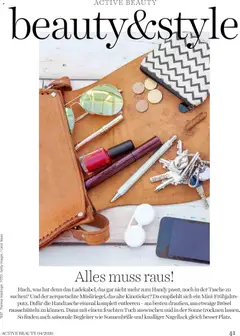 dm drogerie markt Active Beauty Magazin 04/2026 ab 01.04.2026 gültig | Seite: 41 | Produkte: Handtasche, Tasche, Nagellack