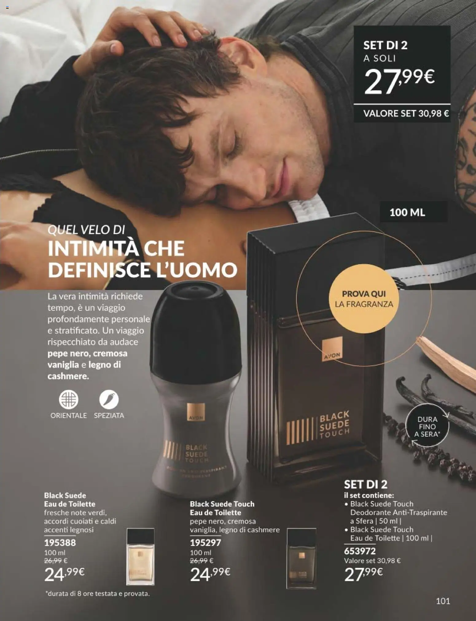 Volantino Avon del 31.12.2025 | Pagina: 101 | Prodotti: Deodorante, Antitraspirante, Pepe, Fragranza