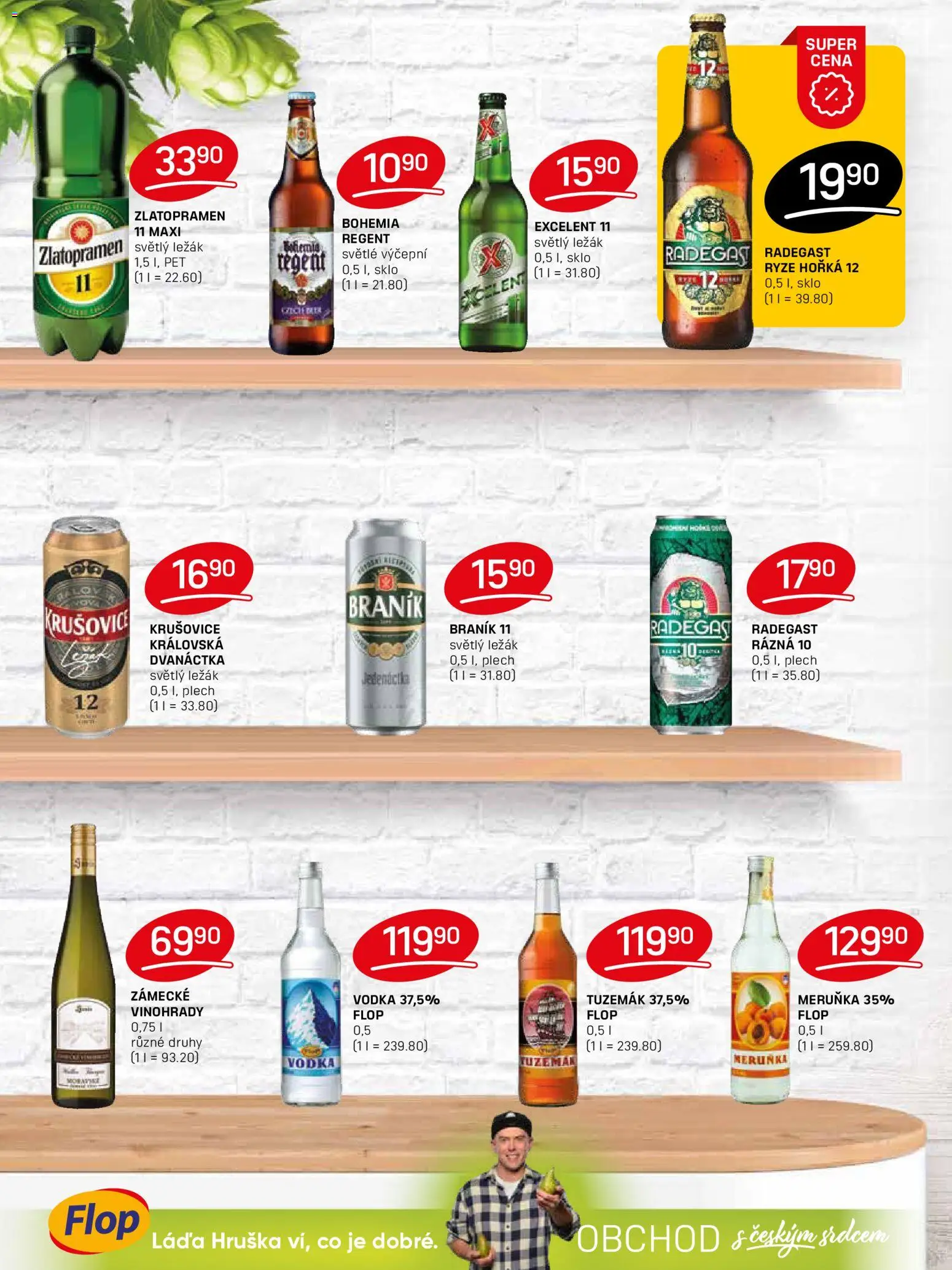 Flop leták od 02.01.2026 | Strana: 10 | Produkty: Rýže, Krušovice, Tuzemák, Braník 11