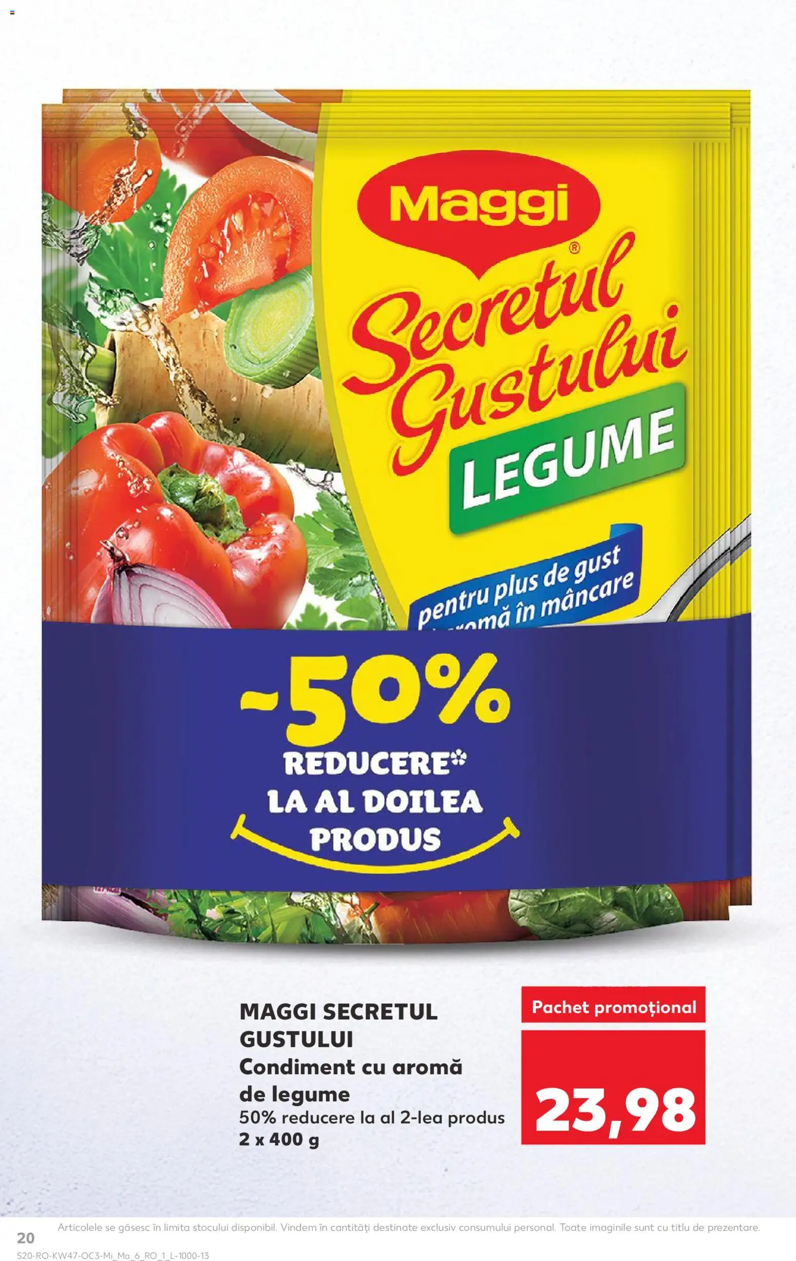 Noul catalog Kaufland – valabil de la 19.11.2025 | Pagină: 20 | Produse: Legume