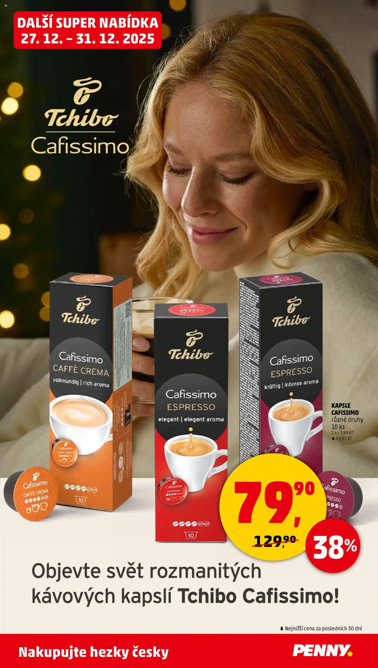 Penny Market leták - Čtvrtečník od 27.12.2025 | Strana: 28 | Produkty: Kapsle, Tchibo, Kapsle Cafissimo, Cafissimo