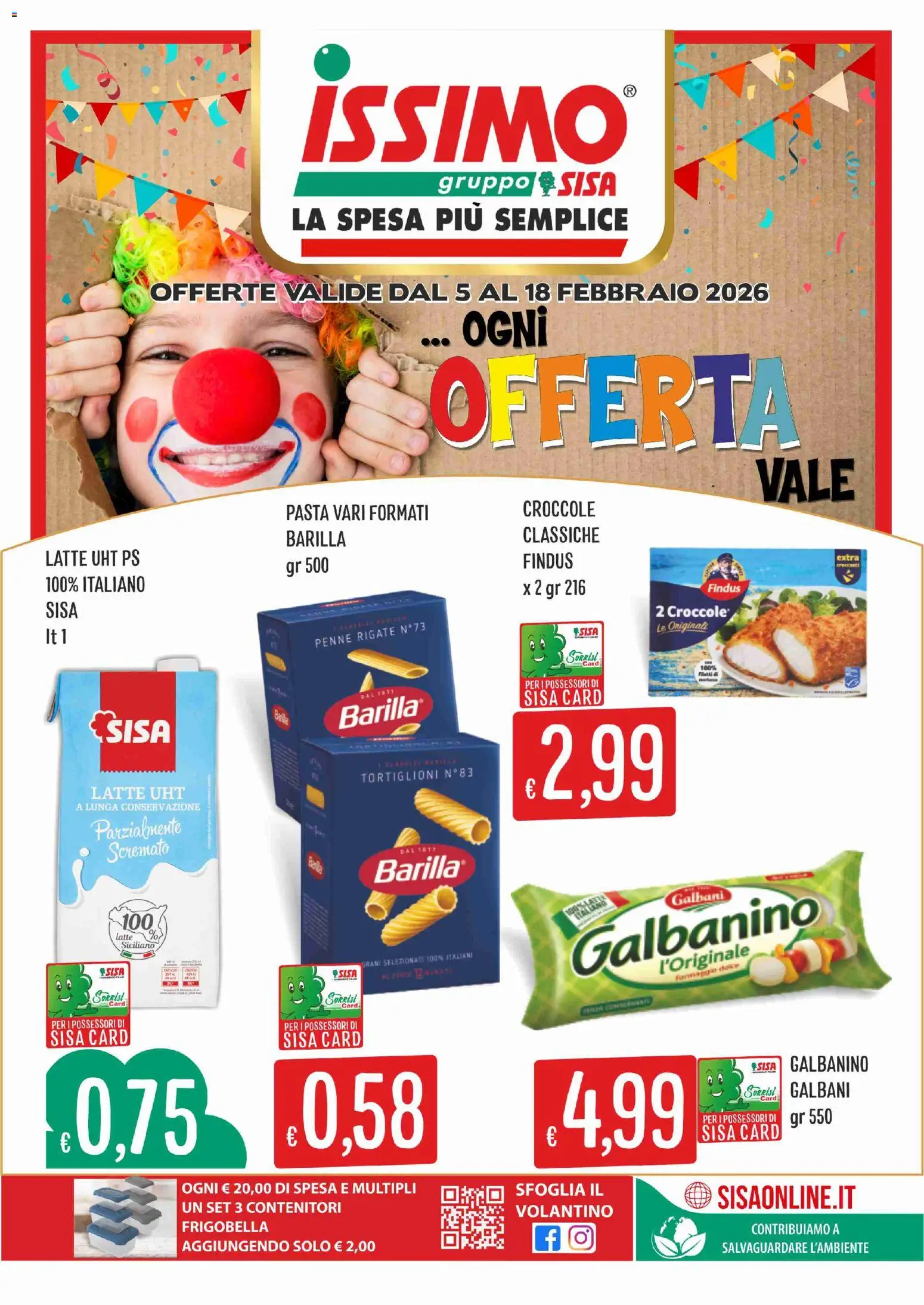 Volantino SISA del 05.02.2026 | Pagina: 1