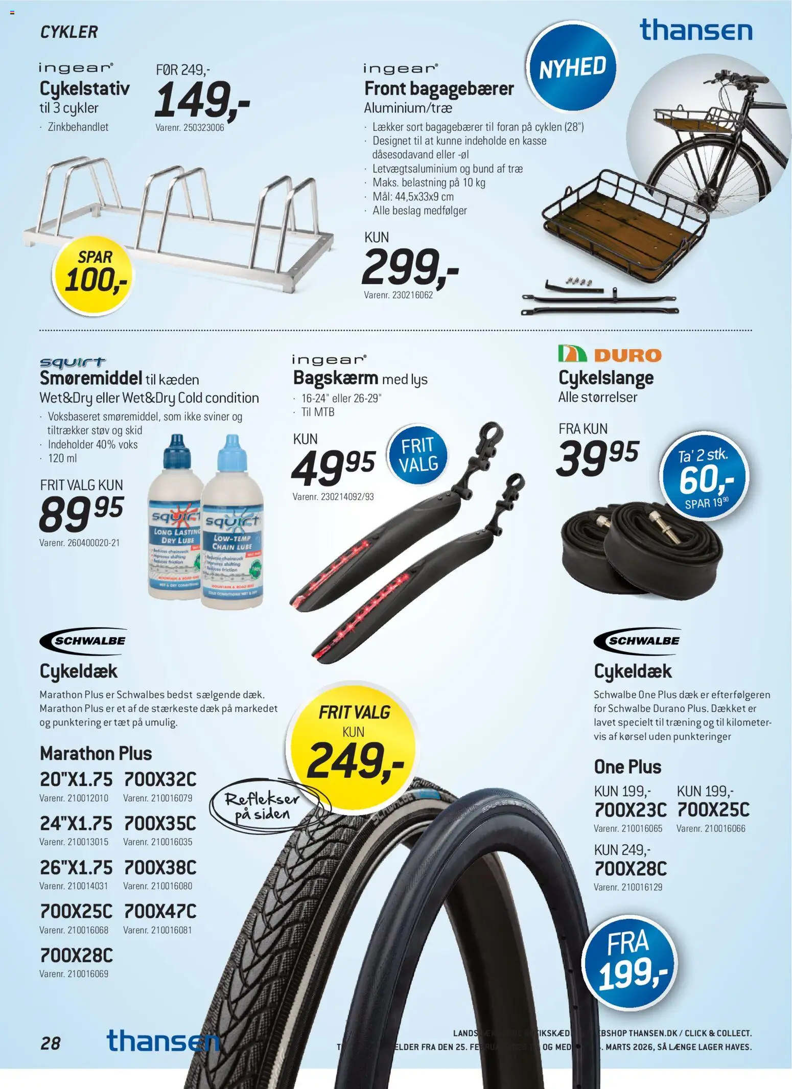 Thansen tilbudsavis – gyldig fra 25.02.2026 | Side: 28 | Produkter: Øl, Søm
