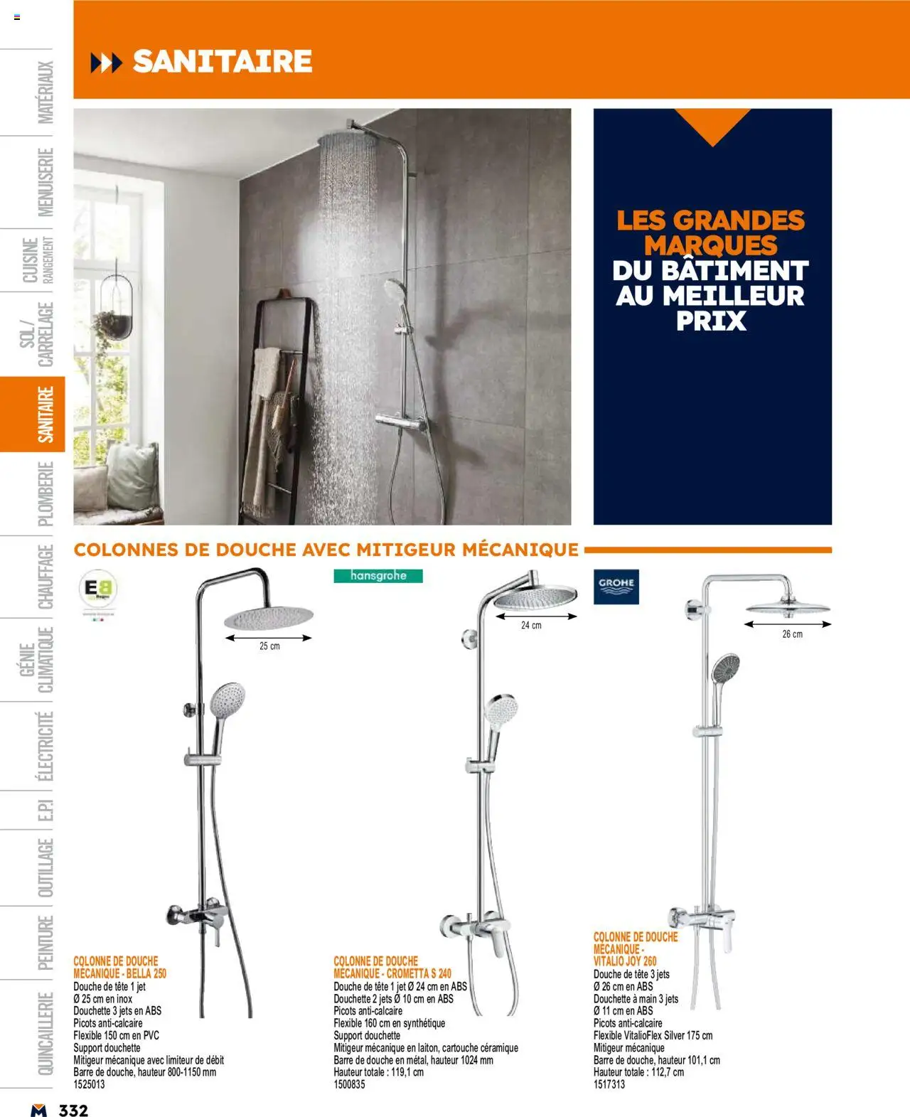  | Page: 332 | Produits: Douche, Cartouche