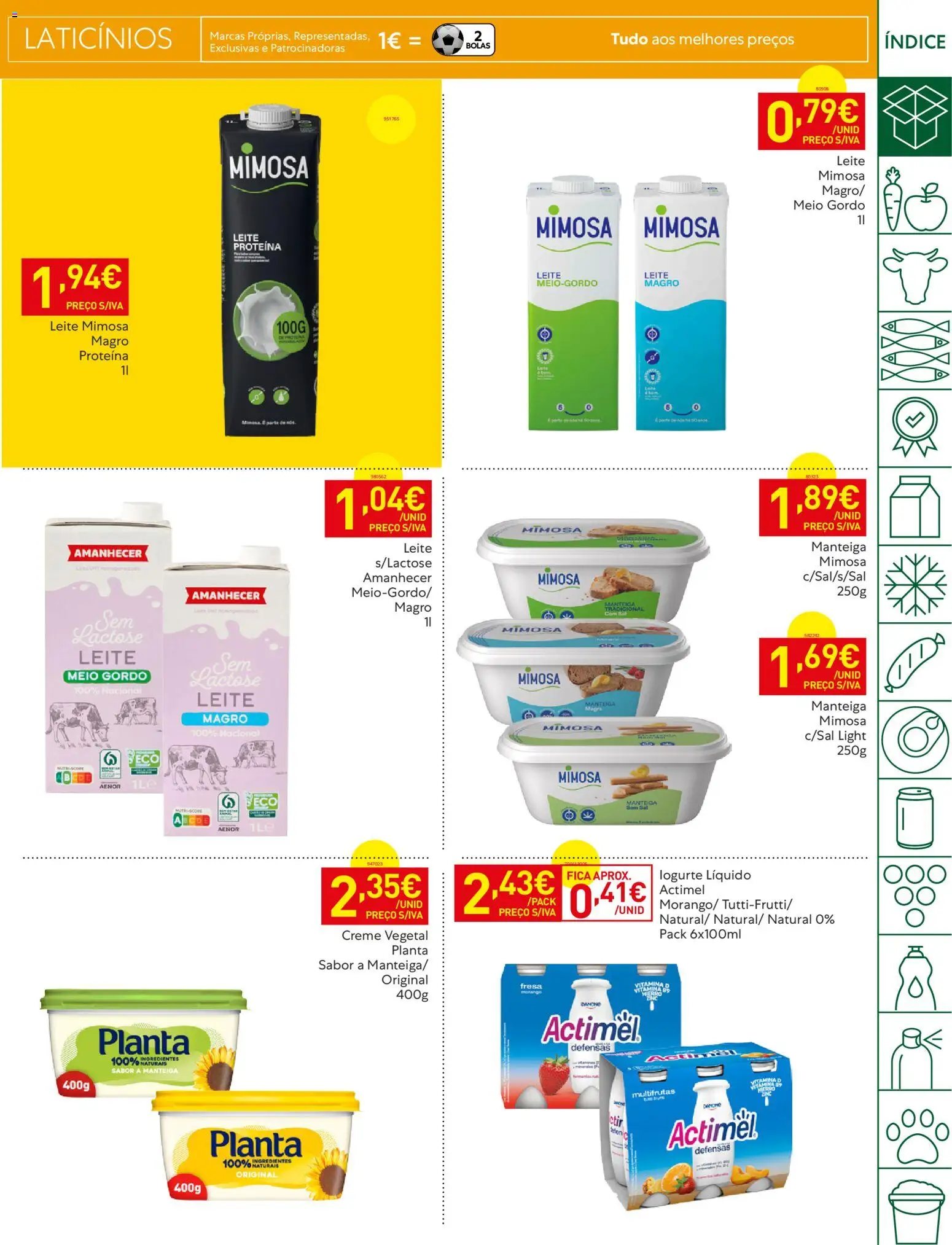 Recheio - Bons Negócios Madeira │ válido de 07.04.2026 | Página: 13 | Produtos: Sal, Leite, Manteiga, Proteina