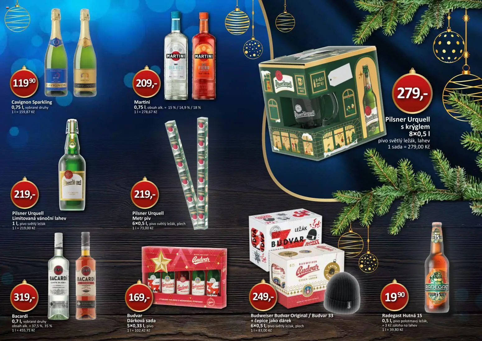 Coop leták - Delikates Vánoce od 12.11.2025 | Strana: 7 | Produkty: Čepice, Plech, Radegast, Budvar 33